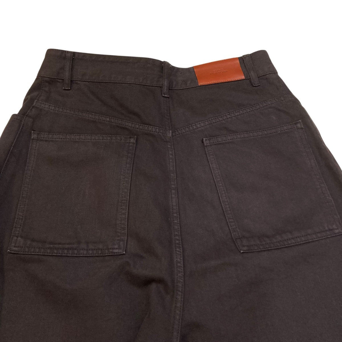 STUDIO NICHOLSON サイズ1 ブラウン STUDIO NICHOLSON / SORTE - PEACHED COTTON TWILL