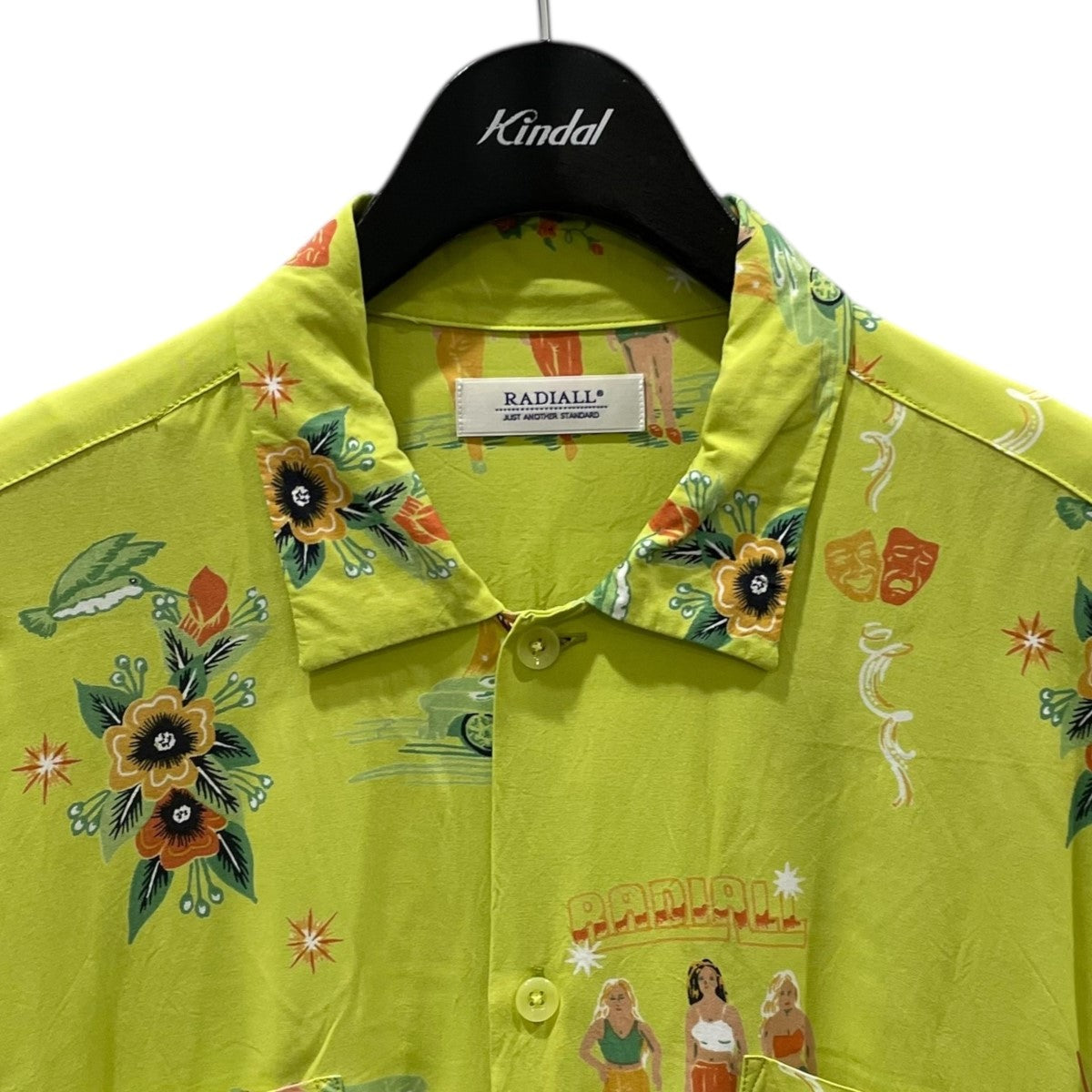 21SS ロングスリーブオープンカラーシャツ LOWLOW -OPEN COLLARED SHIRT L／S RAD-21SS-SH002