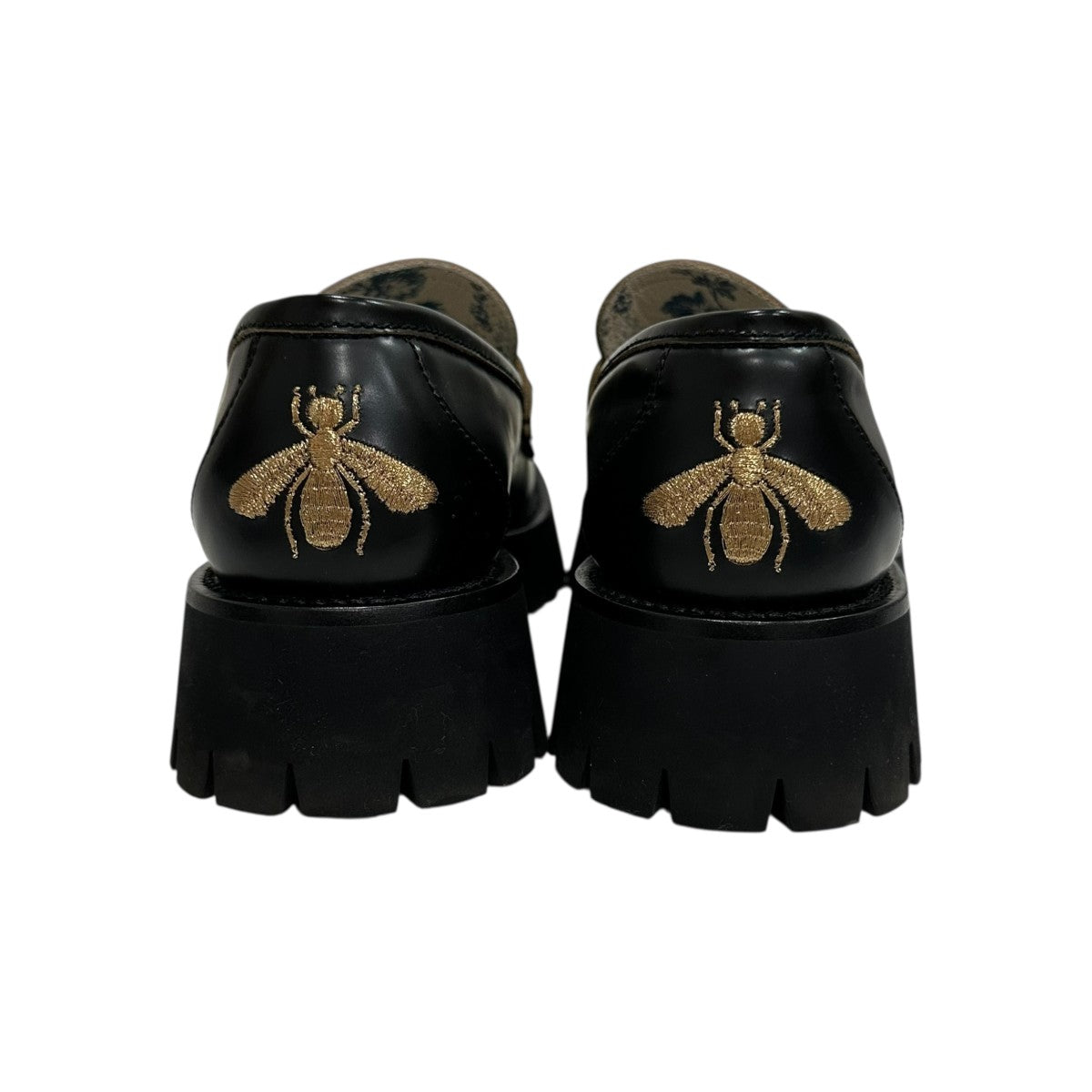 GUCCI(グッチ) ビー エンブロイダリー ホースビットローファー
