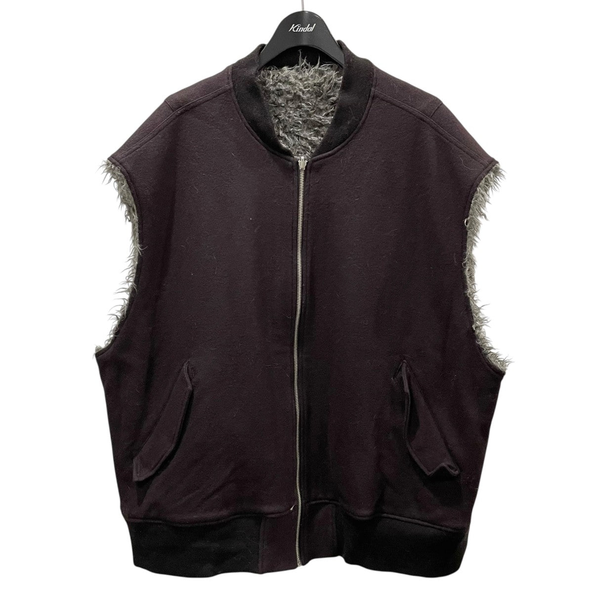 URU(ウル) 22AW リバーシブルベスト ZIP UP VEST ジップアップベスト