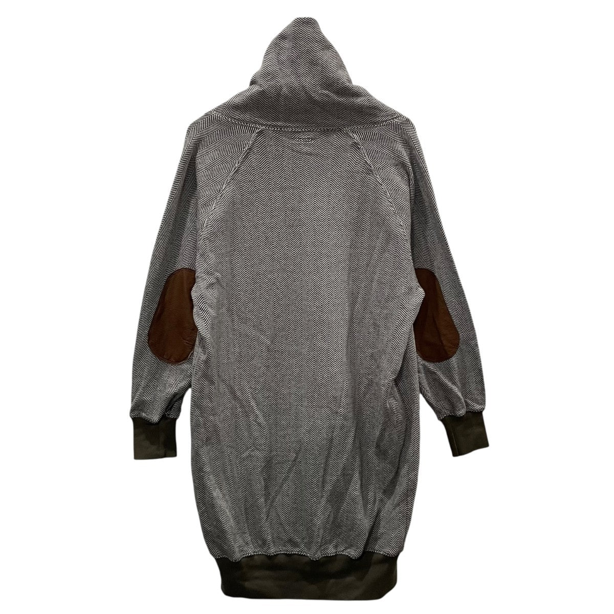 キャピタル　ヘリンボーンショールカラーニット　エルボーパッチ　サイズL KAPITAL(キャピタル) エルボーパッチ ヘリンボーンショールカラー