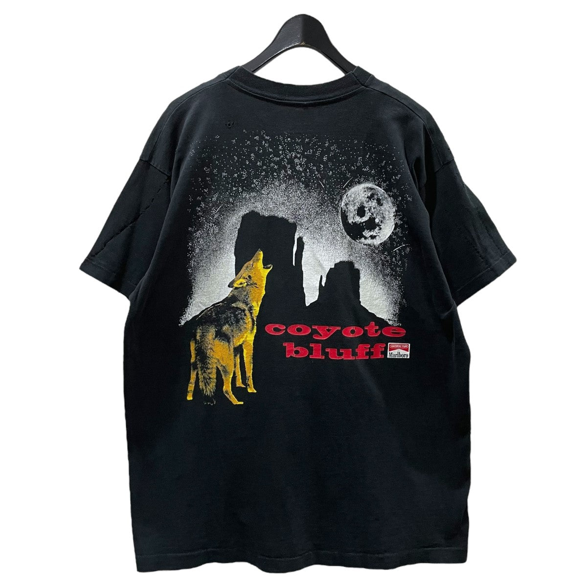 FRUIT OF THE LOOM プリントTシャツ Marlboro coyote bluff マルボロ コヨーテ 古着・中古-2枚目のアイテム画像
