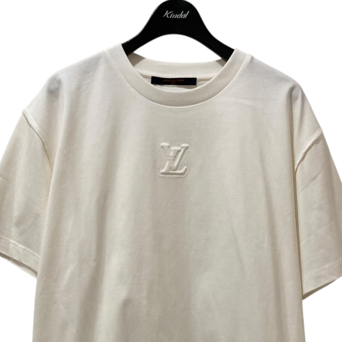 LOUIS VUITTON エンボスロゴ Tシャツ XS ホワイト LOUIS VUITTON エンボスロゴ Tシャツ XS ホワイト