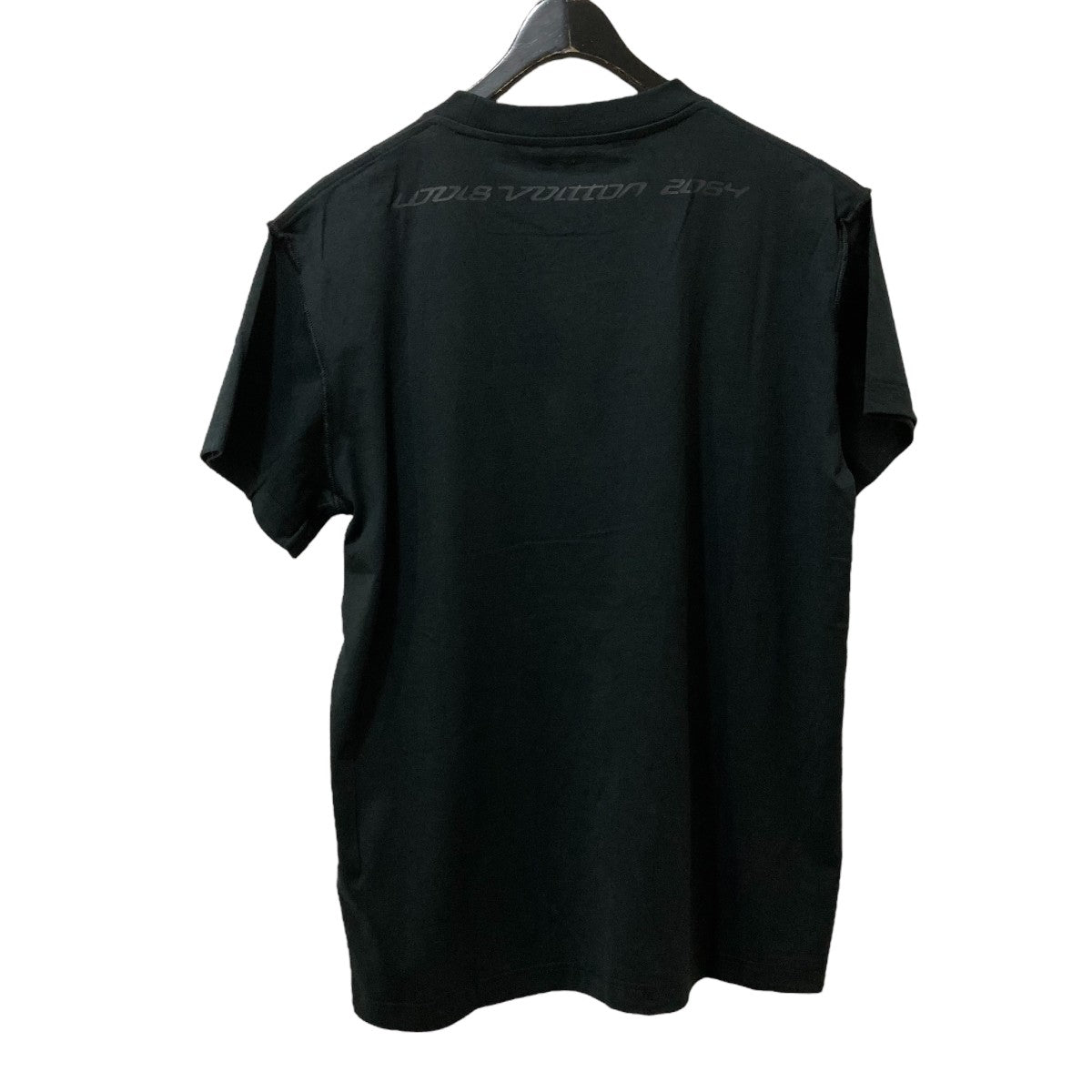 Louis Vuitton ブラック ロゴプリント Tシャツ 新品タグ付き XS LOUIS VUITTON(ルイヴィトン) マルチロゴ モノグラム フラワー