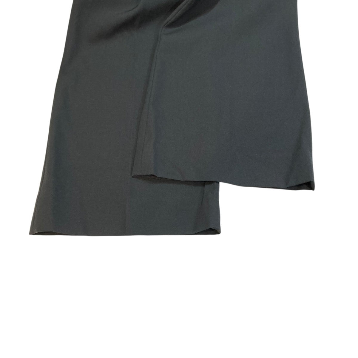 HEAVY WOOL GABARDINE FLARE EASY TROUSERSイージーパンツS121411