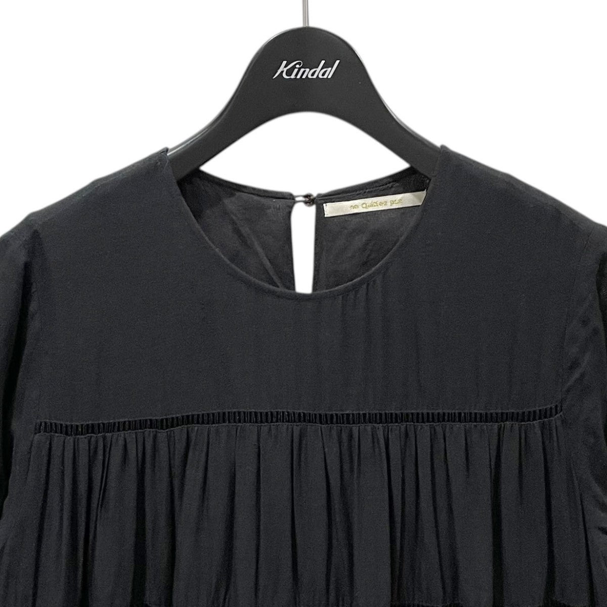 選ぶなら pas(ヌキテパ) quittez ne ティアードワンピース voil Cotton ワンピース