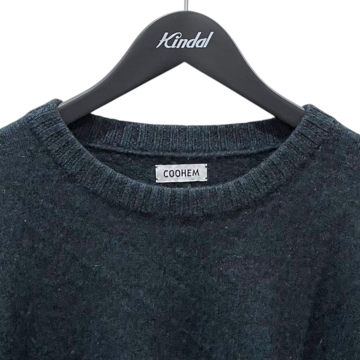 COOHEM カシミヤ100% ニット COOHEM - KOHEN SHAGGY DOG KNIT PULLOVER / 24ORANGE / 英国羊毛