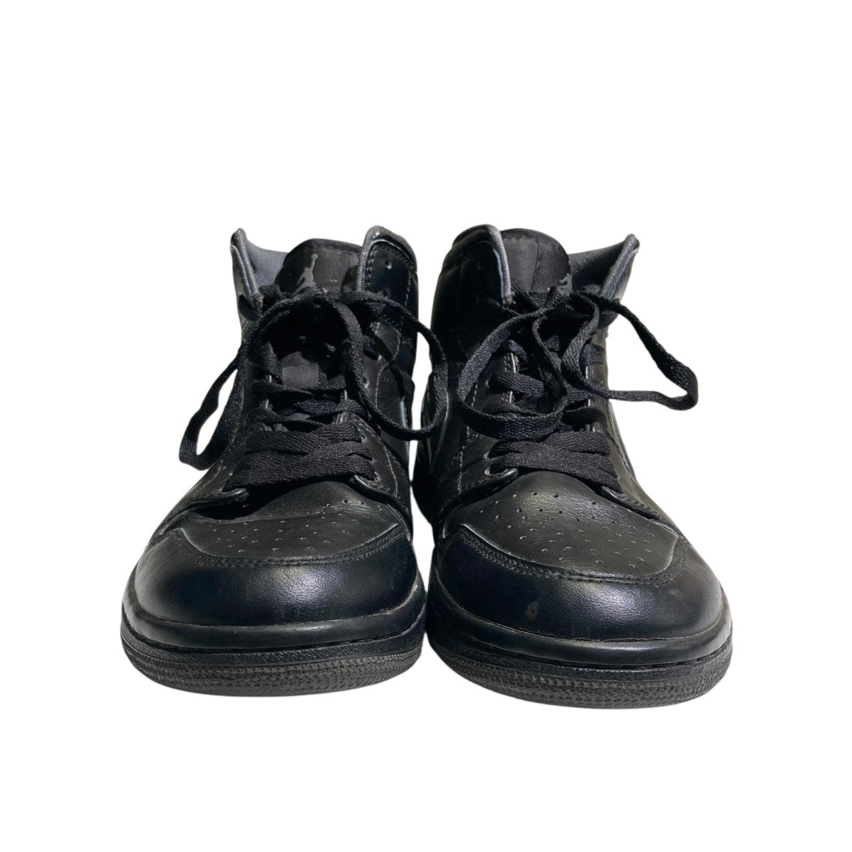 NIKE AIR JORDAN 1 RETRO MID BLACKハイカットスニーカー554724-021 古着・中古-3枚目のアイテム画像