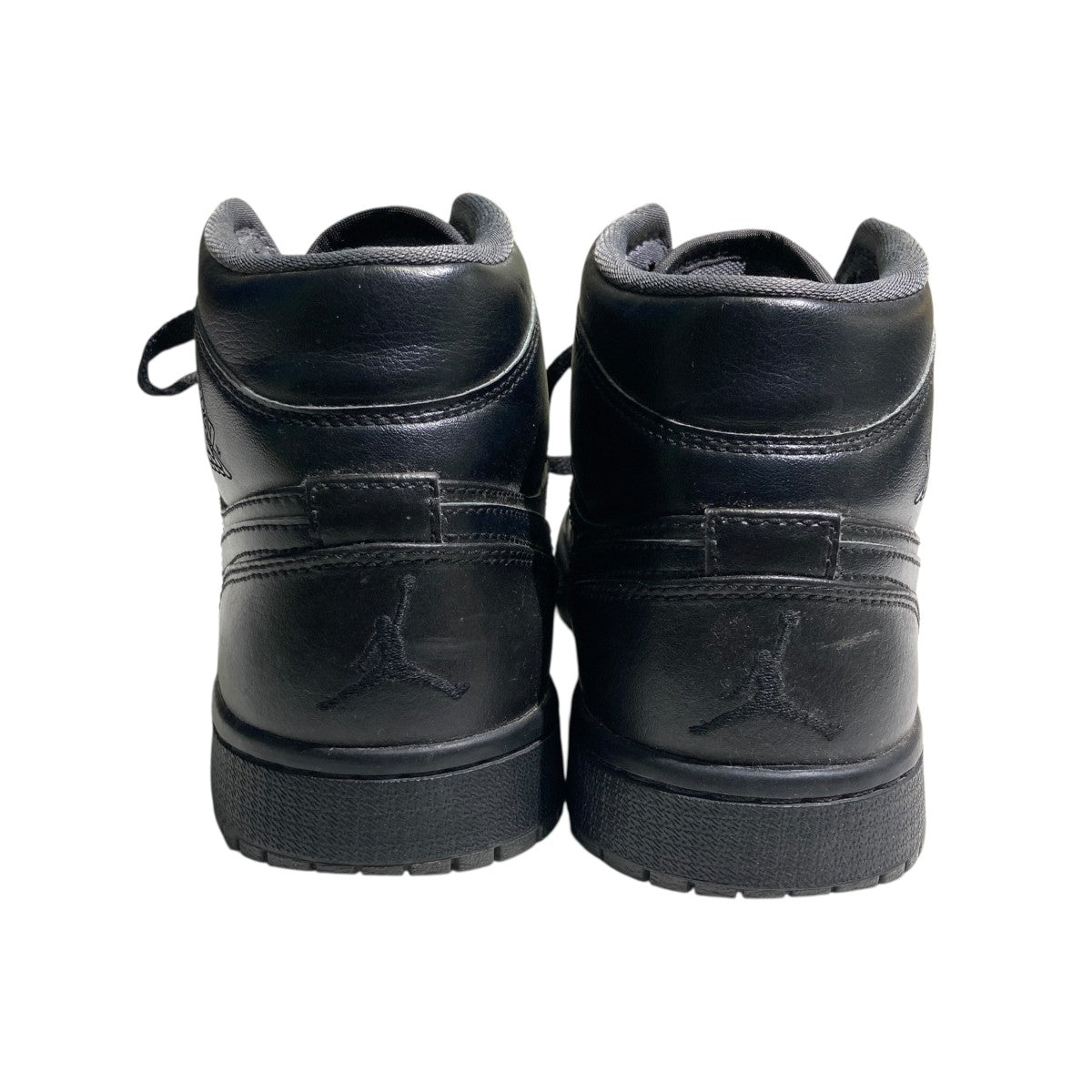 NIKE AIR JORDAN 1 RETRO MID BLACKハイカットスニーカー554724-021 古着・中古-4枚目のアイテム画像