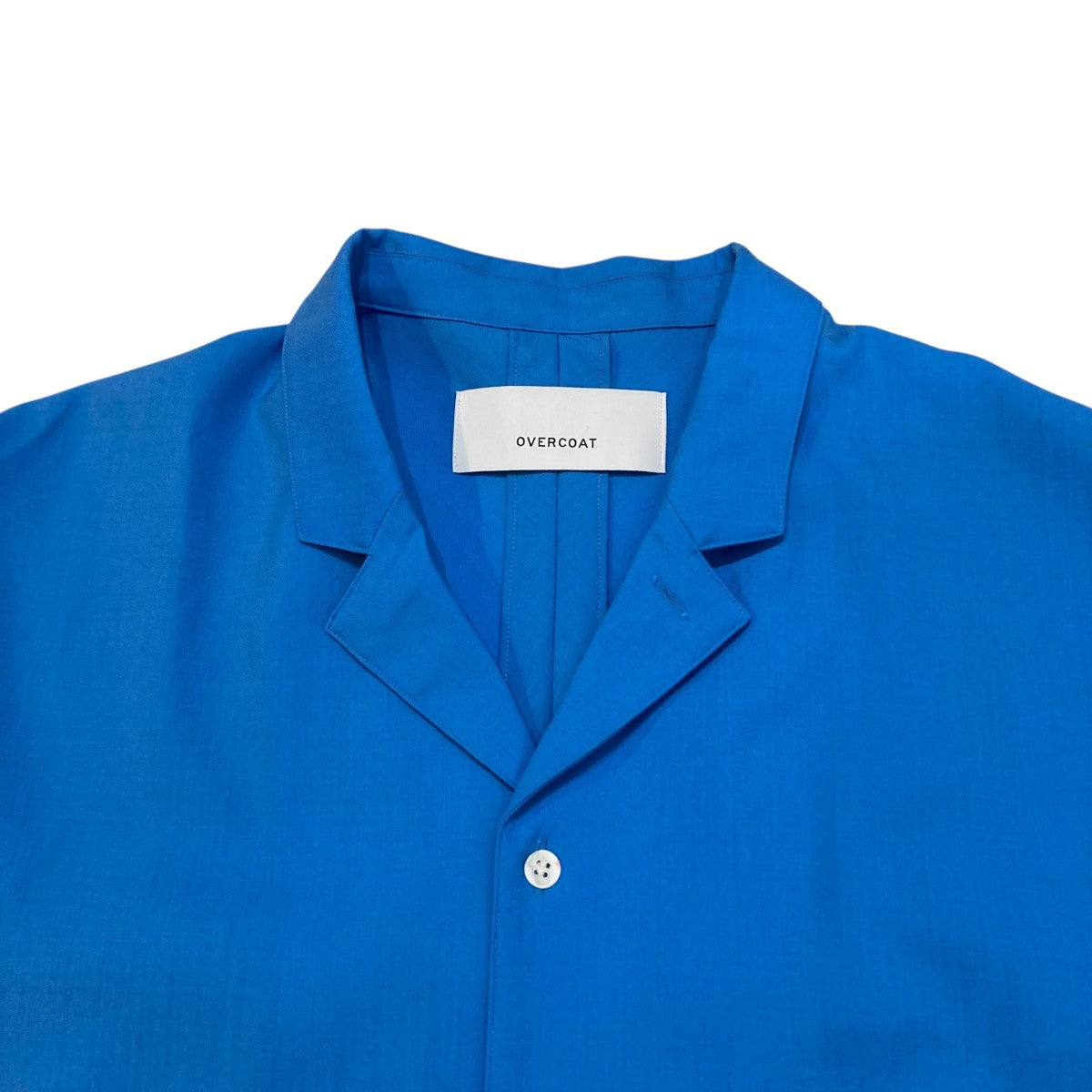 未使用 OVERCOAT ショートスリーブ オープンカラーシャツ 1 日本製 OVERCOAT(オーバーコート) 25SSShort Sleeve Shirtオープン