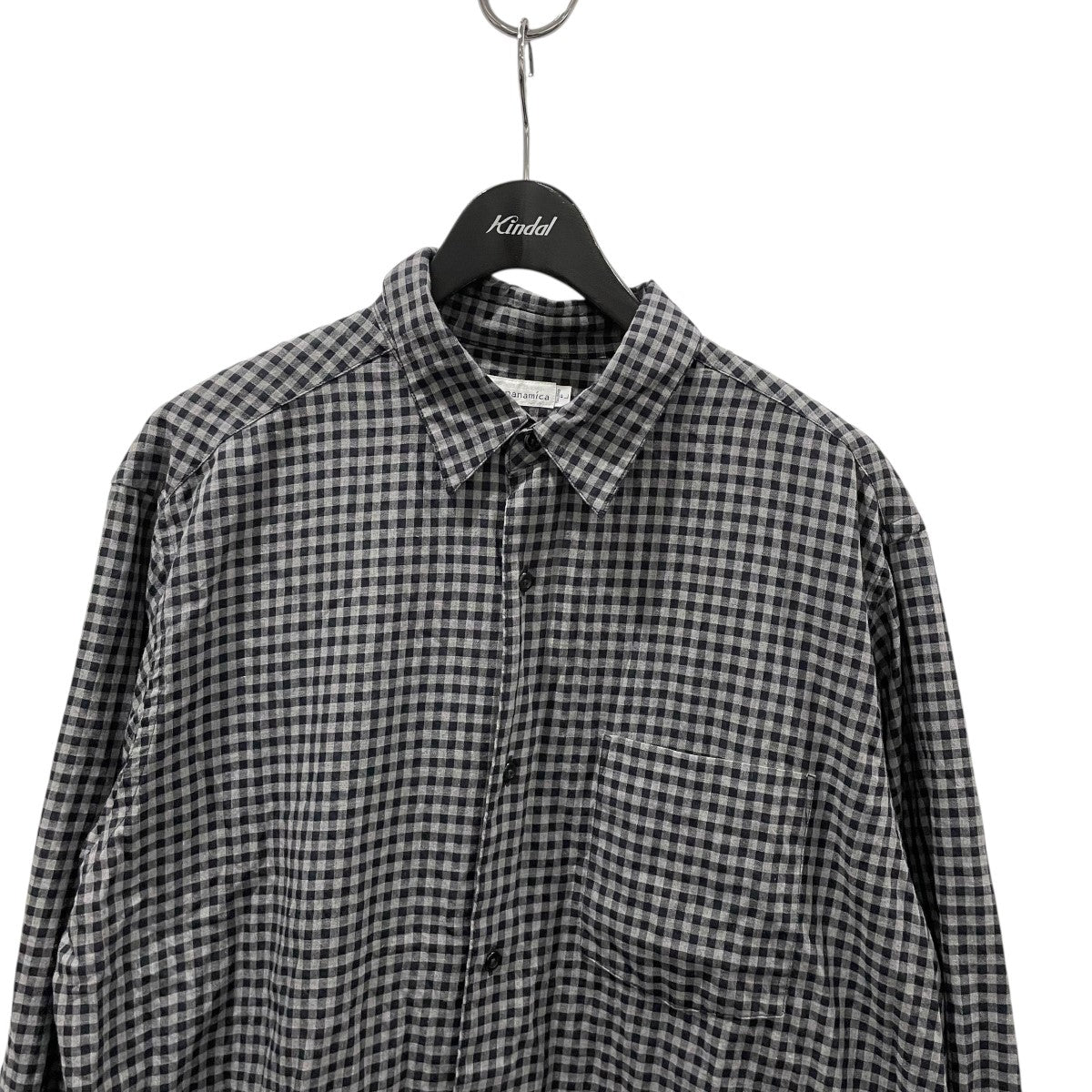 nanamica(ナナミカ) Regular Collar Wind Shirtチェックシャツ