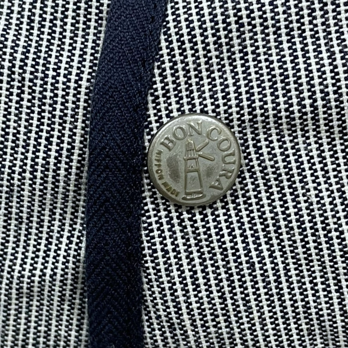 BONCOURA(ボンクラ) パイピングベスト PIPING VEST ネイビー