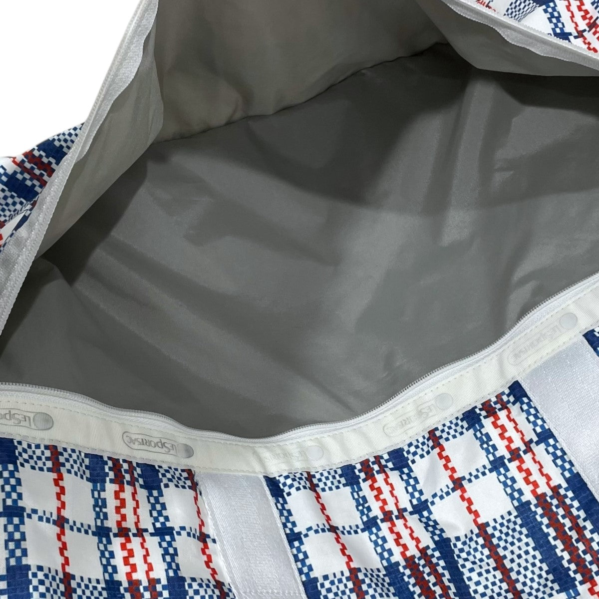 LeSportsac チェック柄 ボストンバッグ 大きめ DELUXE LG WEEKENDERシャドウチェック（ボストンバッグ