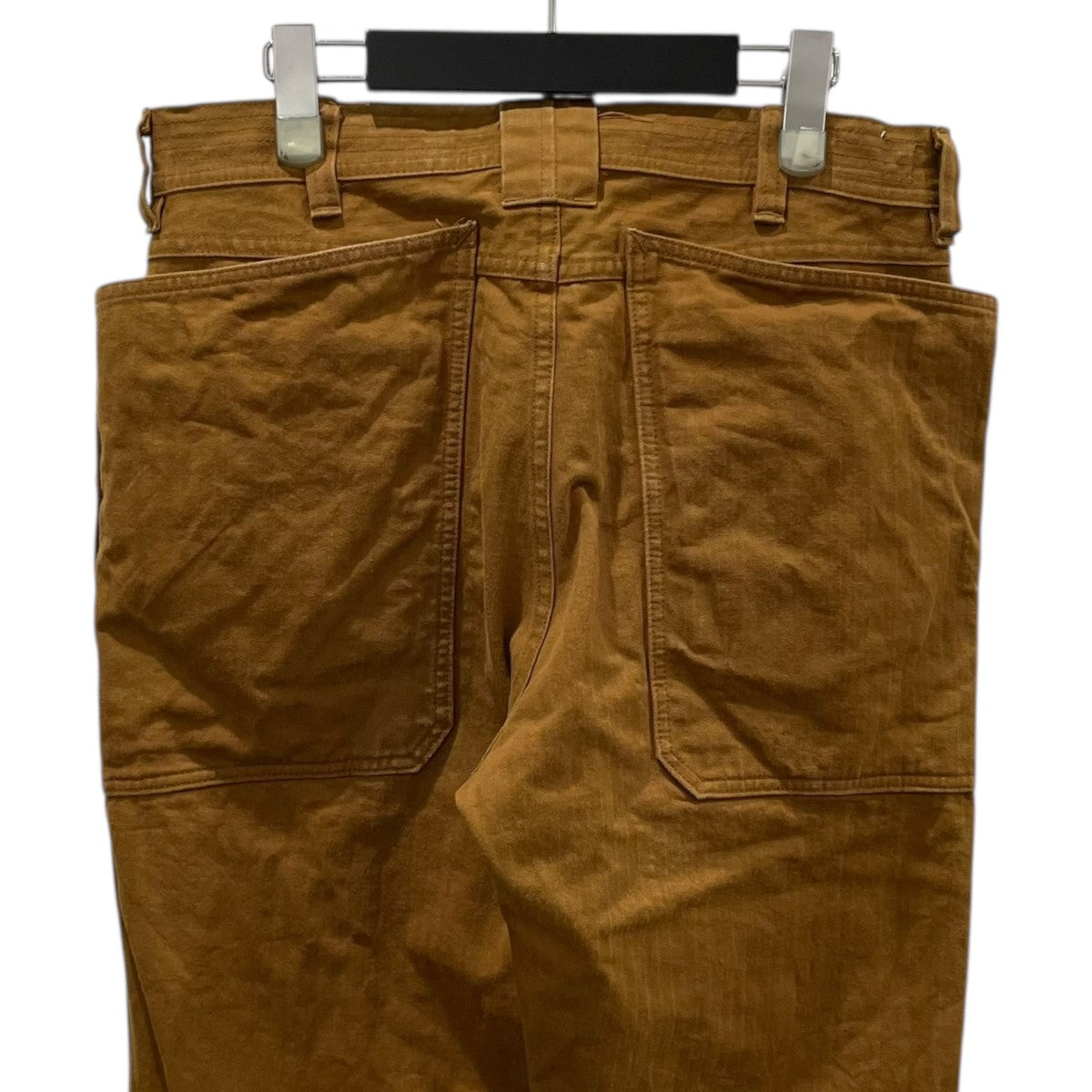 Sassafras（ササフラス）SPRAYER PANTS オリーブ（ヘリンボーン）