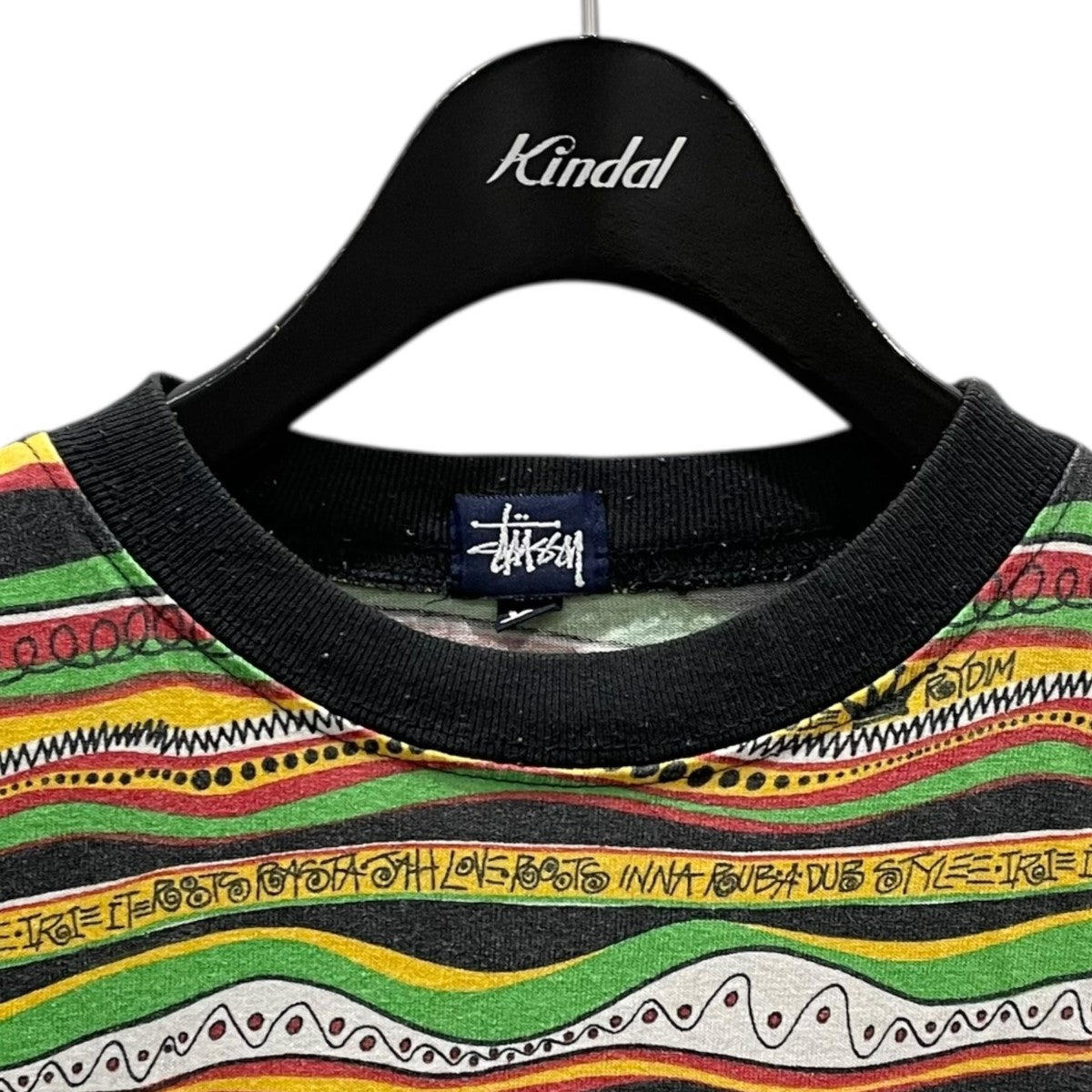 stussy 総柄ポケットTシャツ REGGAE TOM TOM TEE 古着・中古-3枚目のアイテム画像