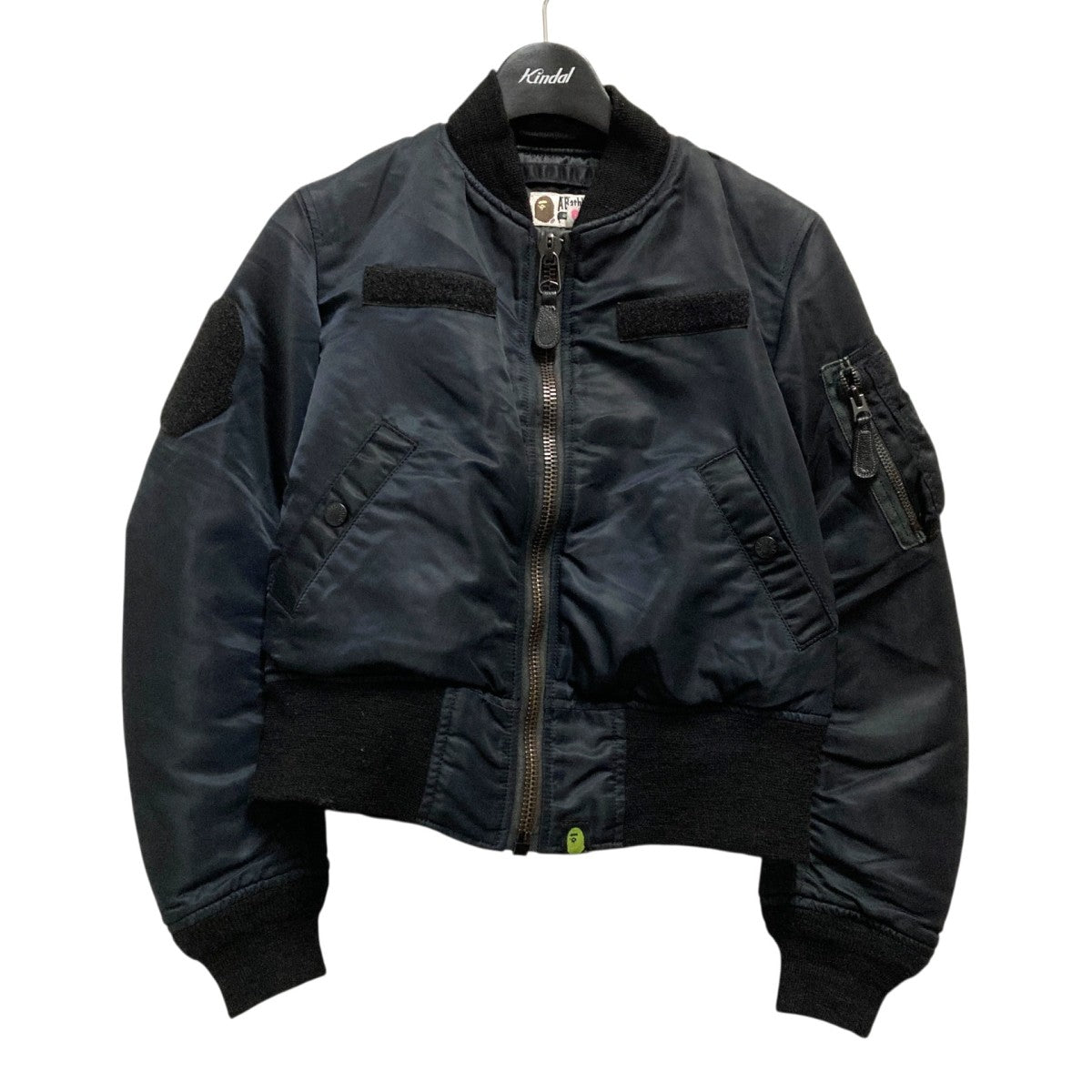 3月21日まで出品A BATHING APEアベイシングエイプMA−1ジャケット A BATHING APE(アベイシングエイプ) MA-1ジャケット ブラック サイズ