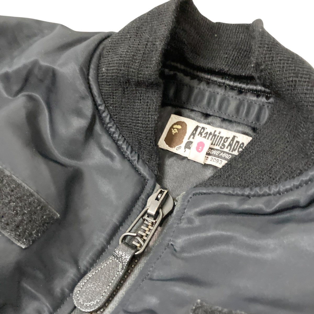 A BATHING APE MA-1ジャケット ブラック 最終値下げ A BATHING APE MA-1ジャケット リバーシブル A