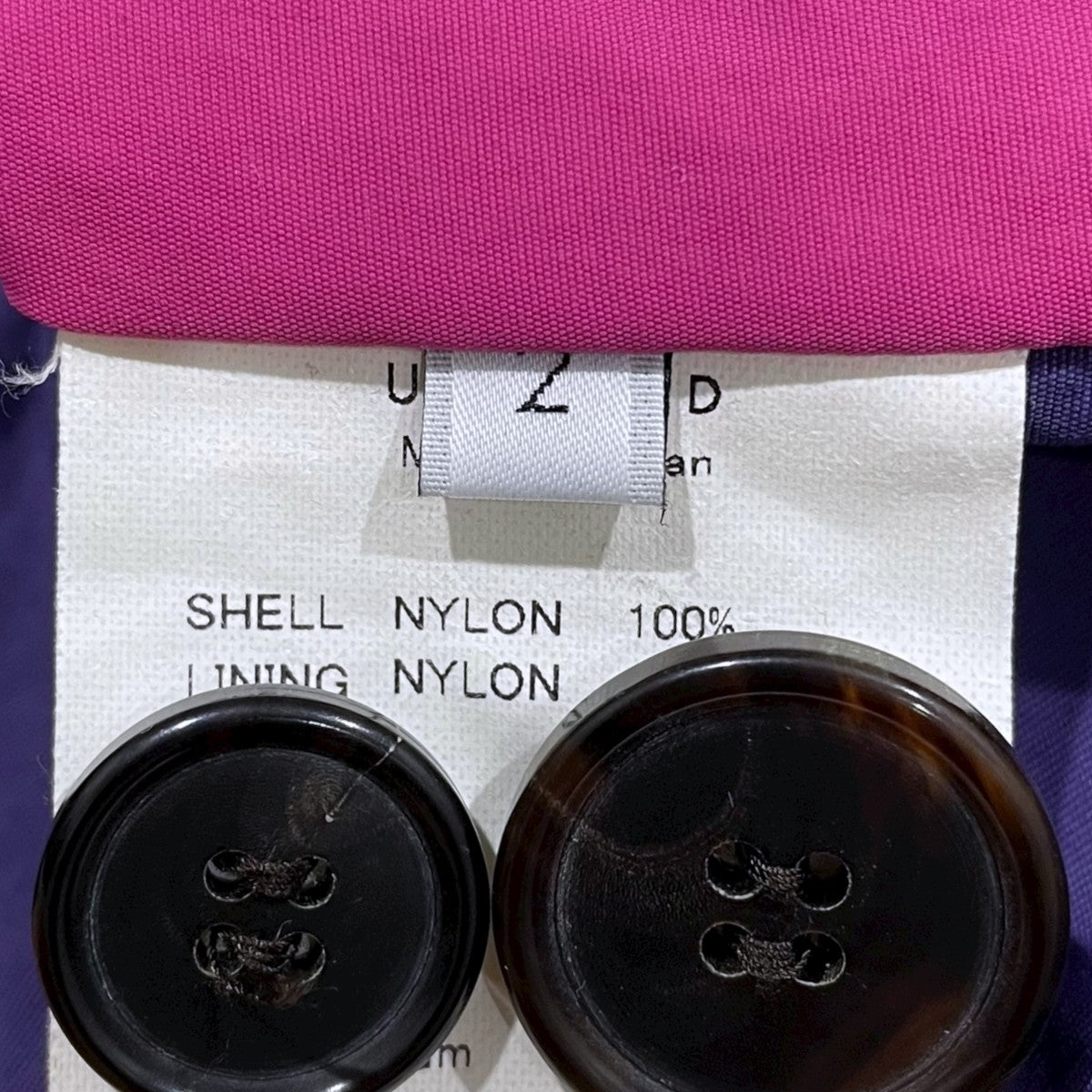 UNUSED(アンユーズド) 19AW ナイロンステンカラーコート Nylon coat