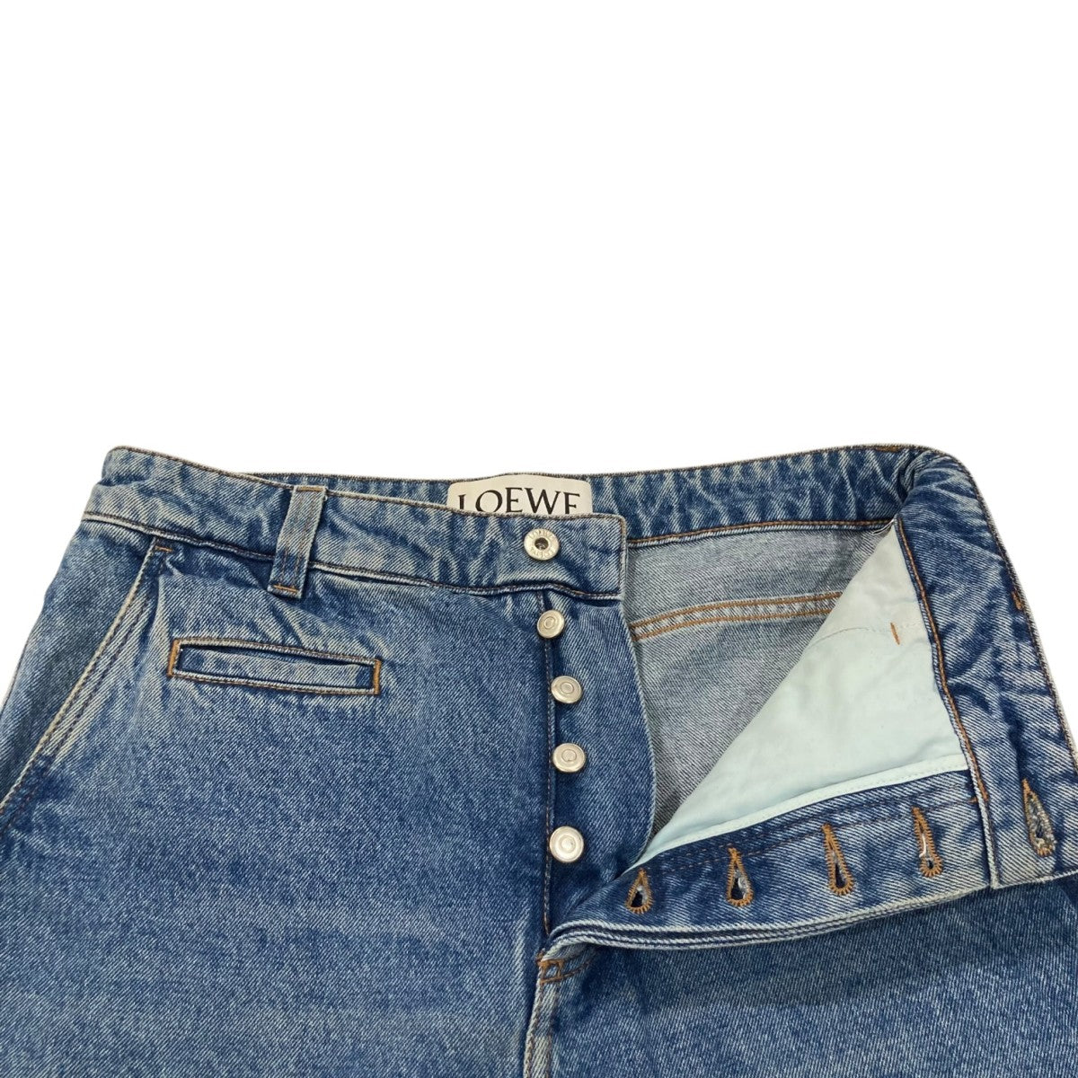 LOEWE(ロエベ) ロールアップ デニムパンツH2102690IB H2102690IB