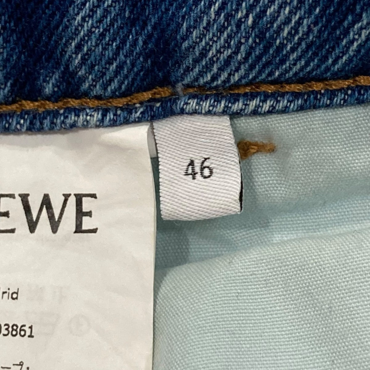 LOEWE(ロエベ) ロールアップ デニムパンツH2102690IB H2102690IB