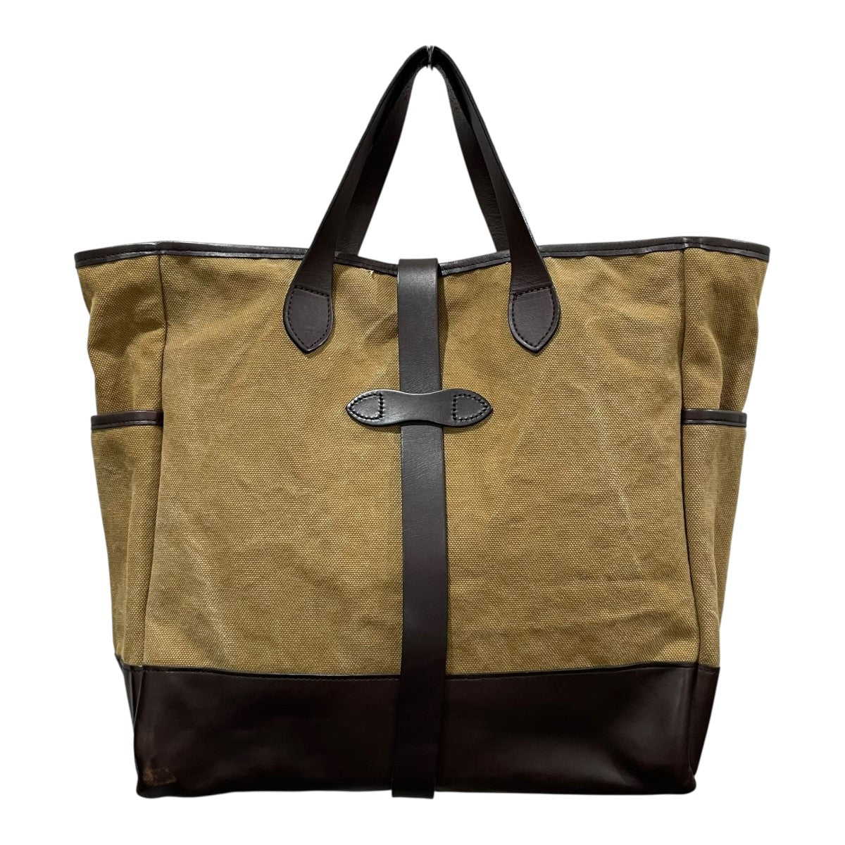 FILSON ダークブラウン トートバッグ イタリアで最高級の素材を使って作られたクラシックなトート