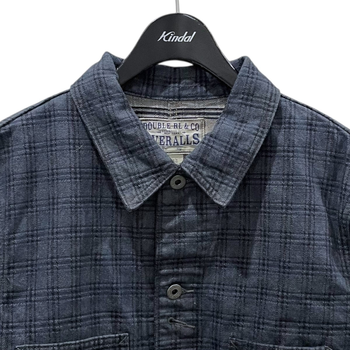 RRL ダブルアールエル チェック シャツ ジャケット XS カバーオール RRL ダブルアールエル チェック シャツ ジャケット XS