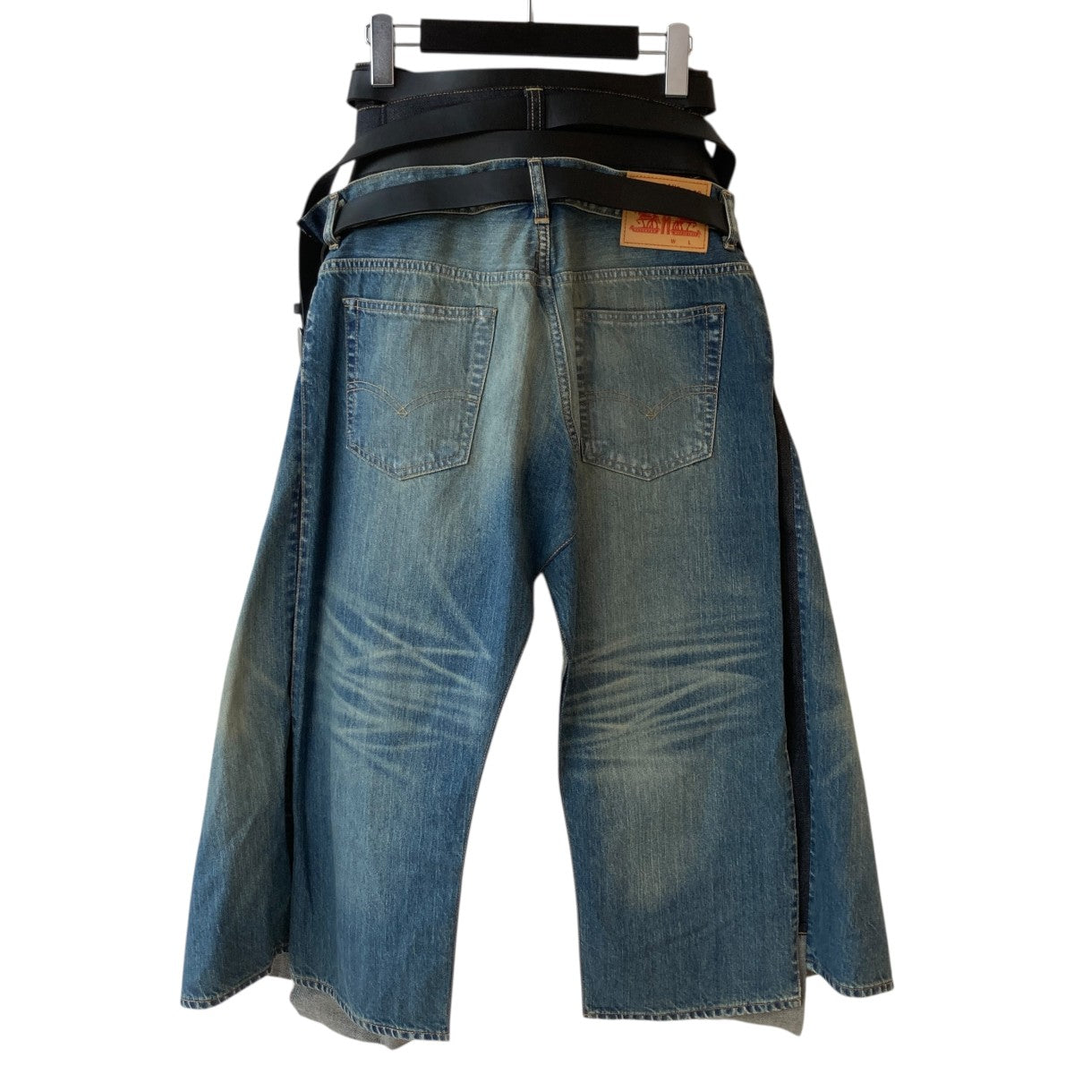 JUNYA WATANABE デニムショートパンツ フリル付き JUNYA WATANABE COMME des GARCONS MAN◇ショートパンツ/S