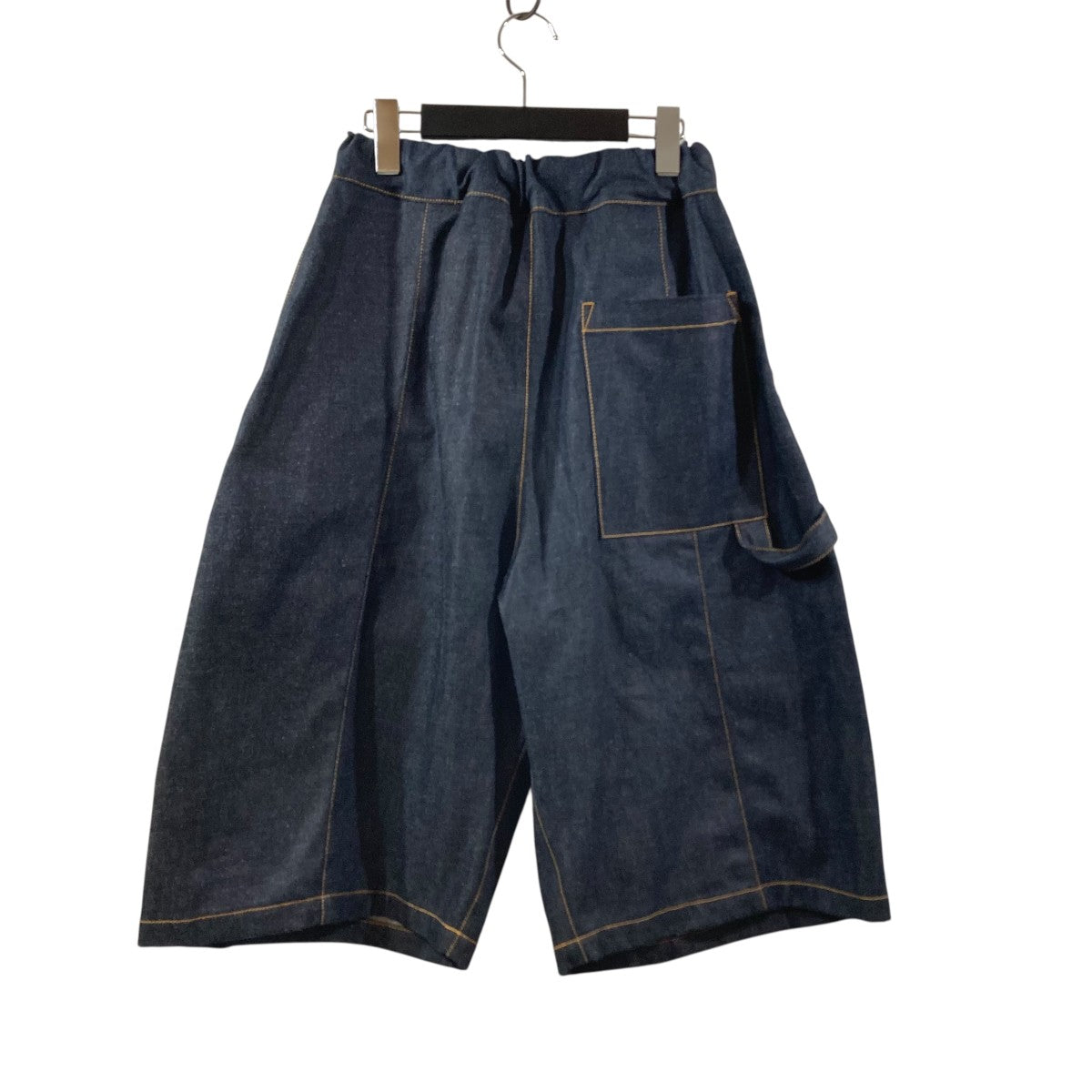 sage NATION(セイジネーション) BOX PLEAT SHORTデニムハーフ