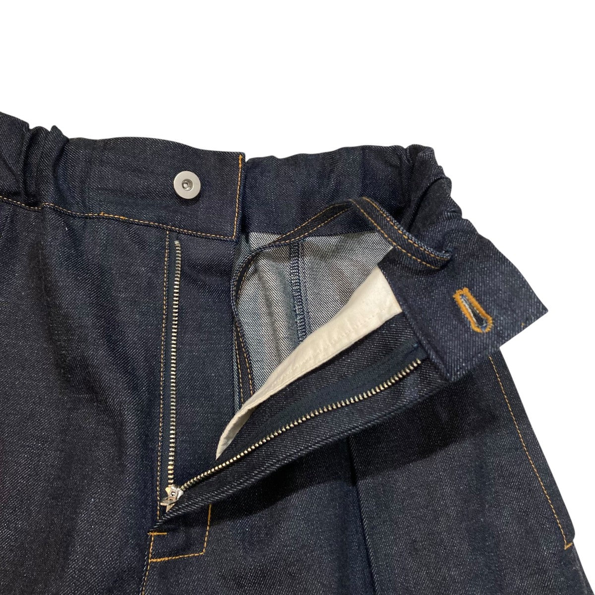 sage NATION(セイジネーション) BOX PLEAT SHORTデニムハーフ