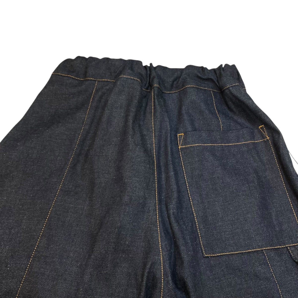 n　ハーフパンツS sage NATION(セイジネーション) BOX PLEAT SHORTデニムハーフ