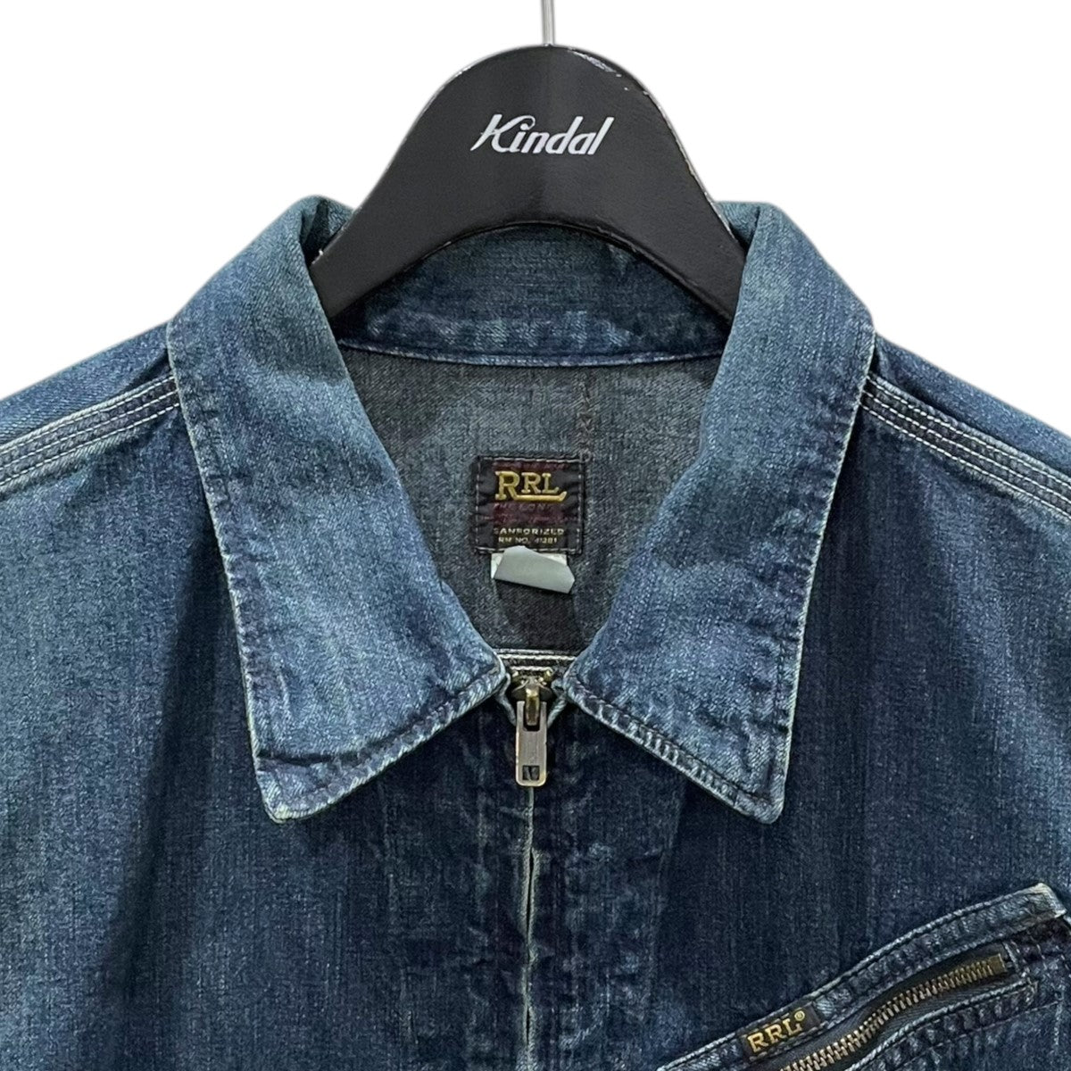 RRL(ダブルアールエル) Leytonインディゴデニムジャケット