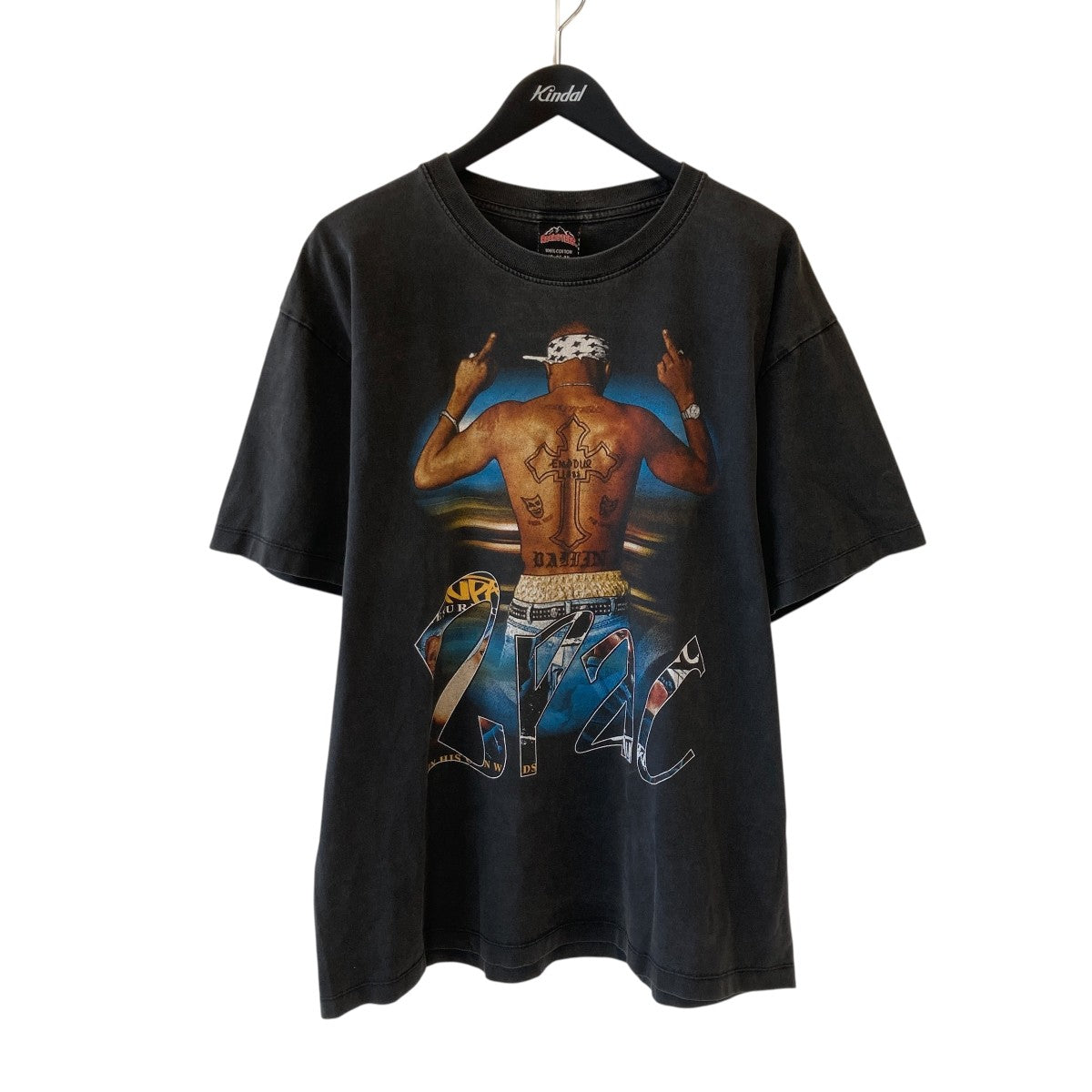 ROCK@TEES(ロックアットティーズ) 2PAC MakaveliプリントTシャツ