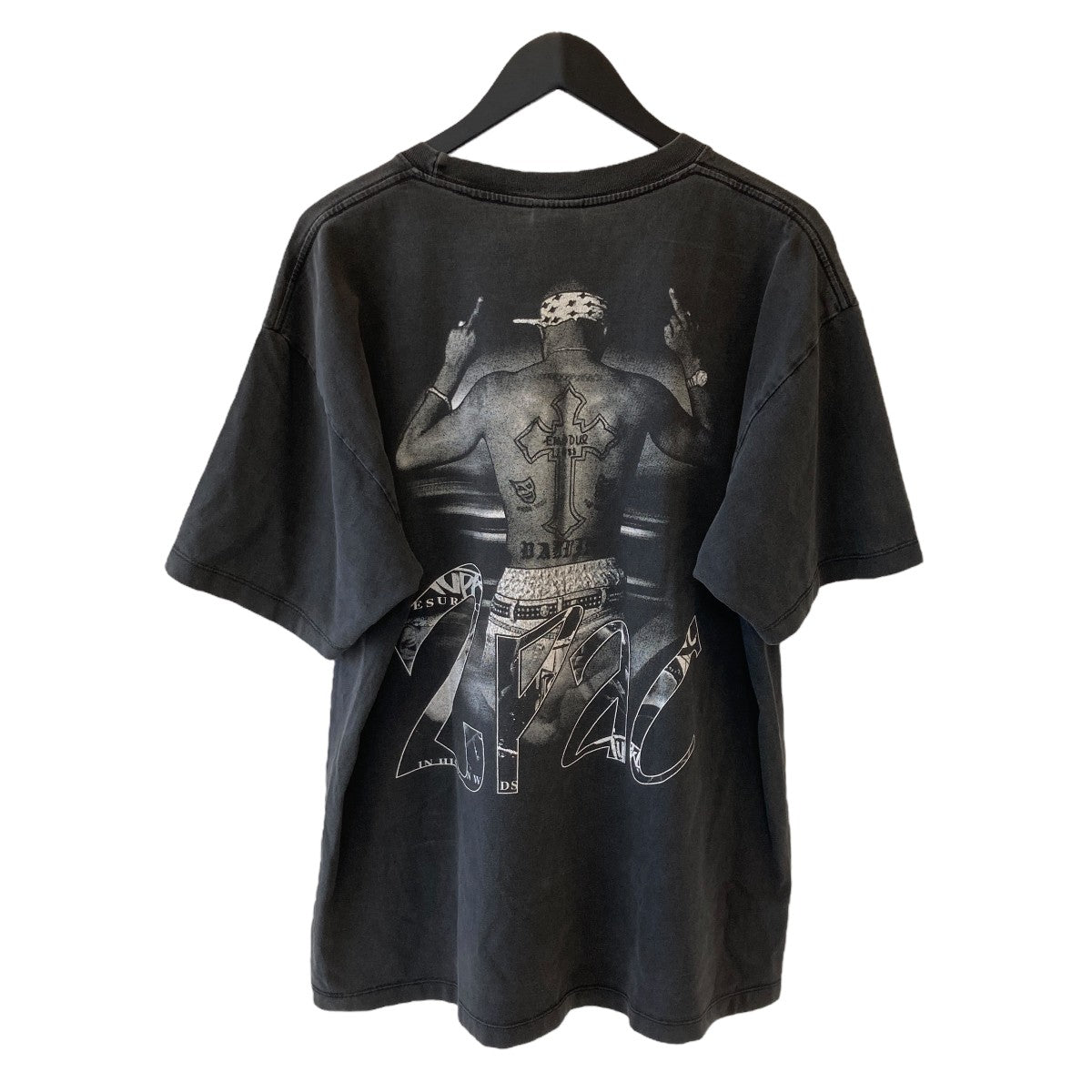 Makaveli 2Pac Tシャツ グレー 新品タグ付き Amazon.com: Tupac Men's Makaveli T-Shirt X-Large Grey