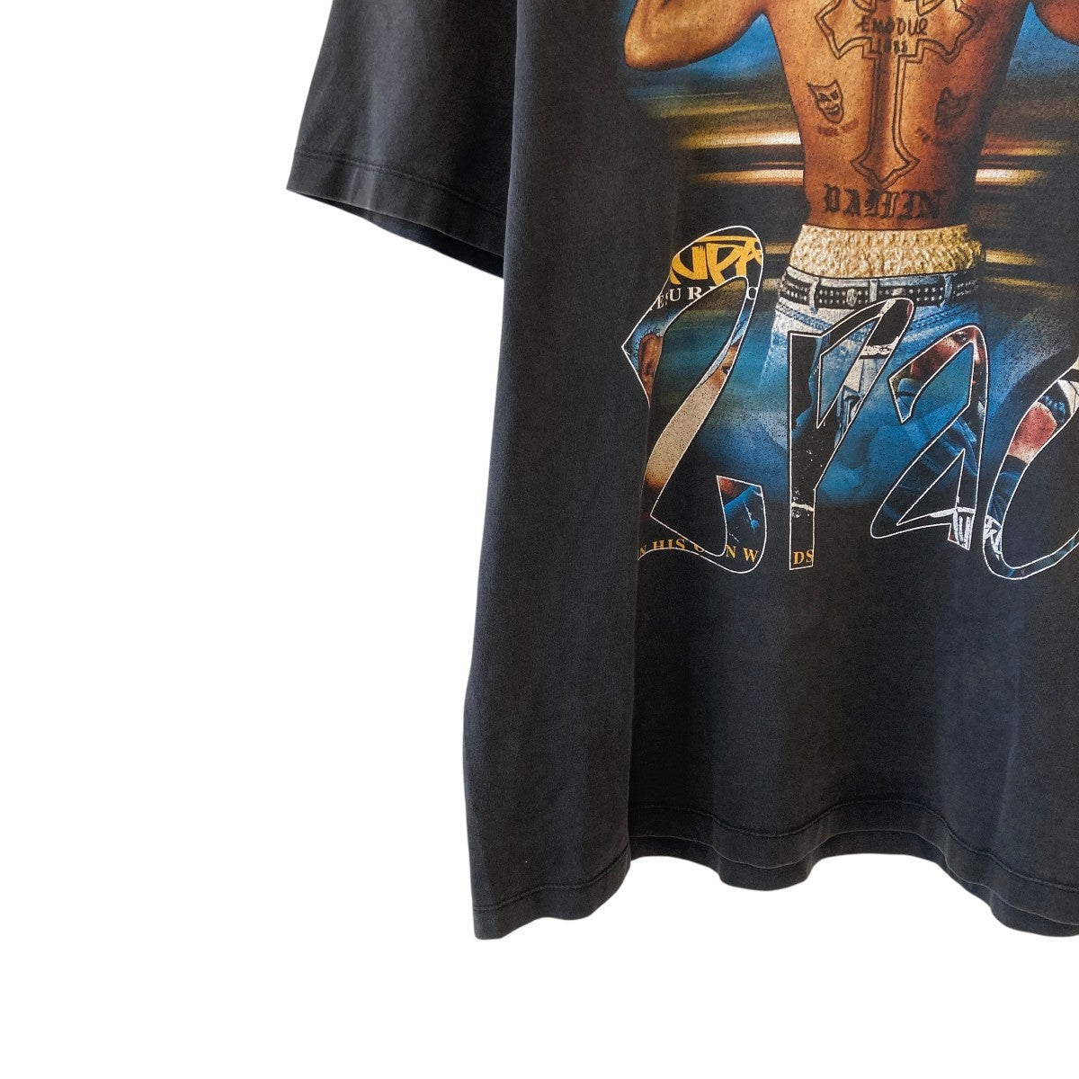 ROCK@TEES(ロックアットティーズ) 2PAC MakaveliプリントTシャツ