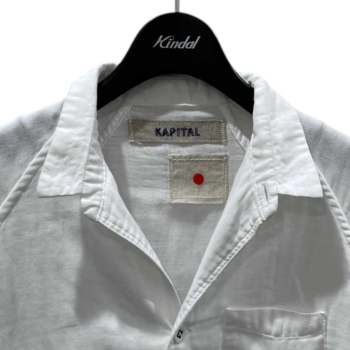 KAPITAL キャピタル 燕尾 長袖シャツ チェック柄 綿 サイズ1