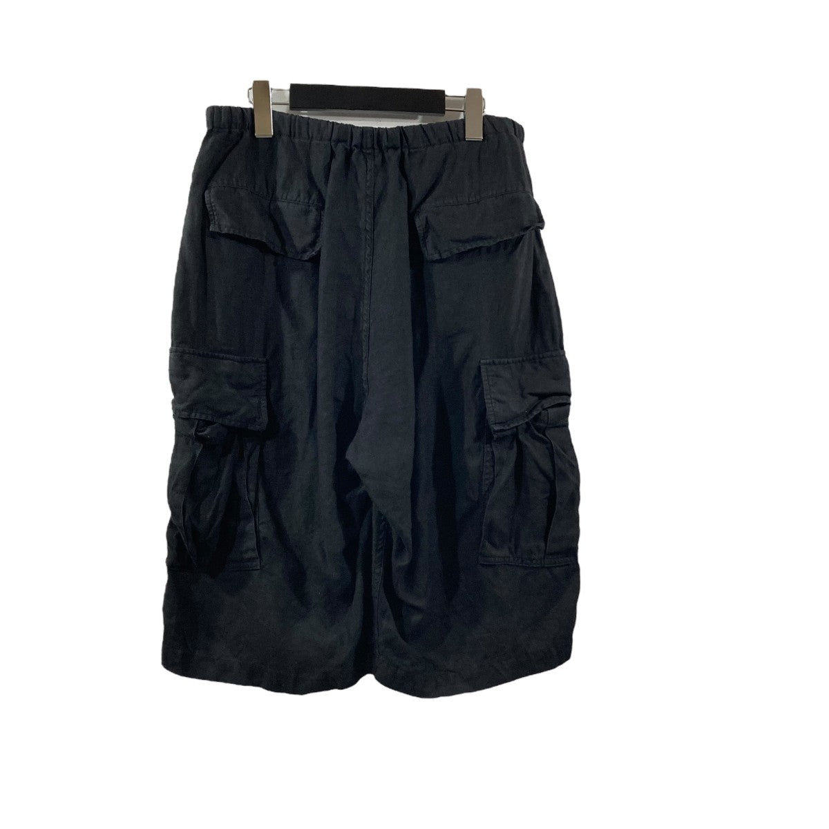 23ss comoli コモリ　カナパ カーゴショーツ size1 COMOLI カナパ カーゴショーツ, Black – Navyblue