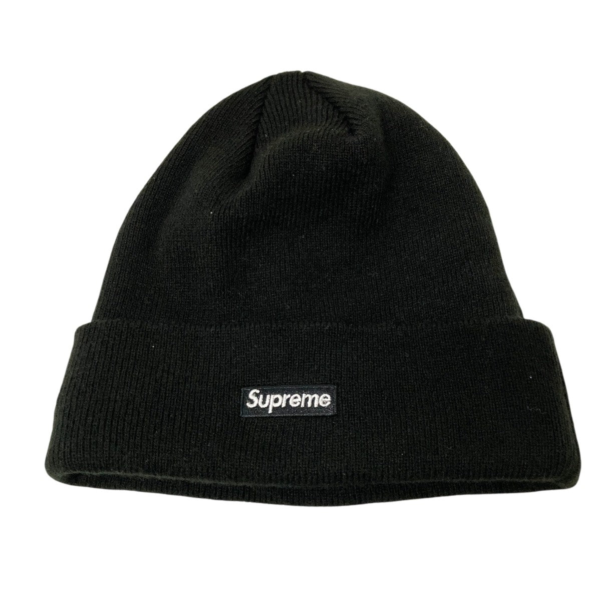 Supreme ニット帽 ブラック[S角] x New Era 22FW シュプリーム ニューエラ ボックスロゴ ビーニー (FW19) ブラック
