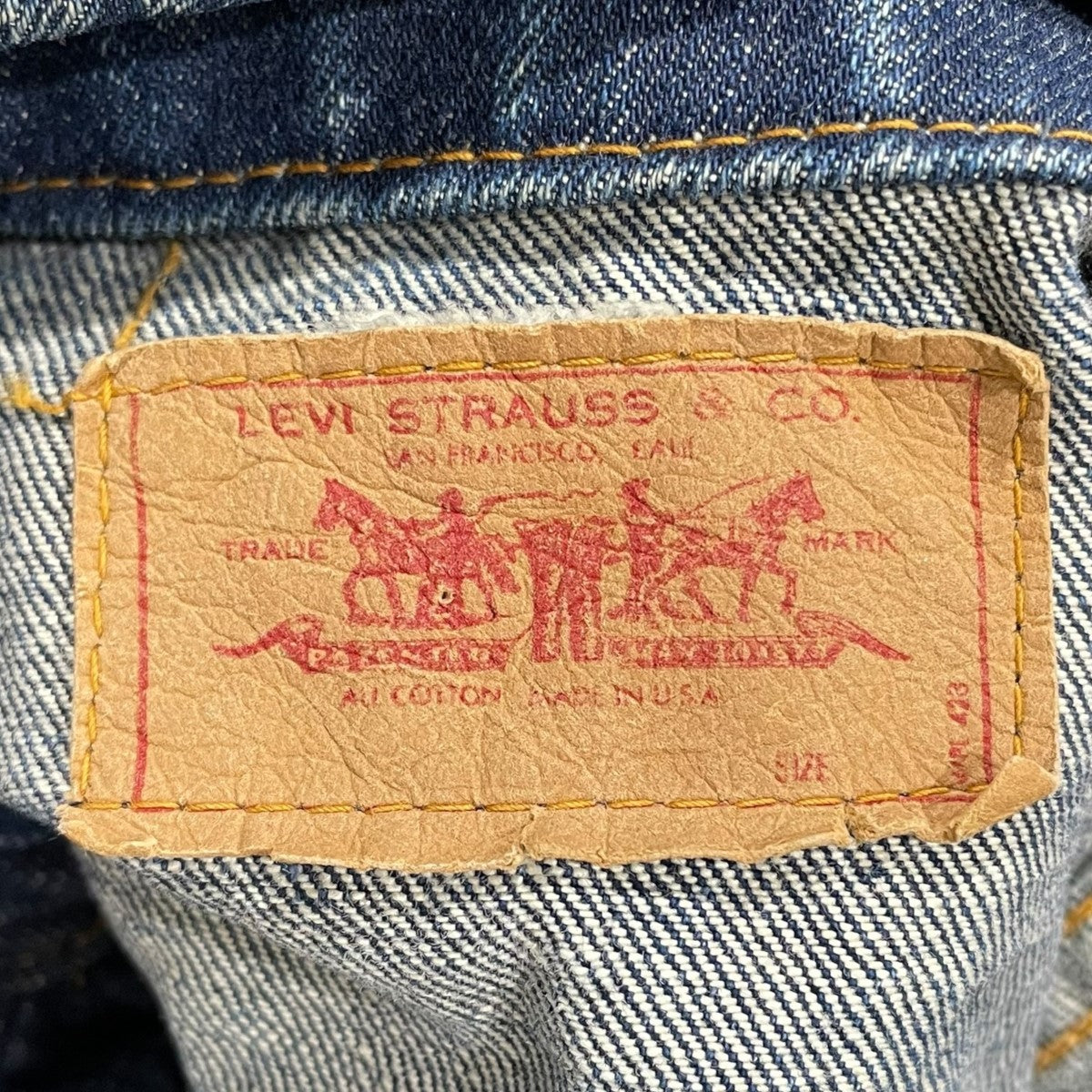 LEVI'S(リーバイス) 4th デニムジャケット ボタン裏524 BIG E