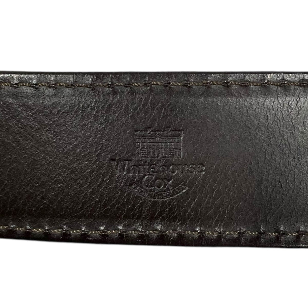 【新品・未使用】WhiteHouse　COX 黒 レザーベルト 90cm Whitehouse Cox(ホワイトハウスコックス) レザーベルトB 9427 B