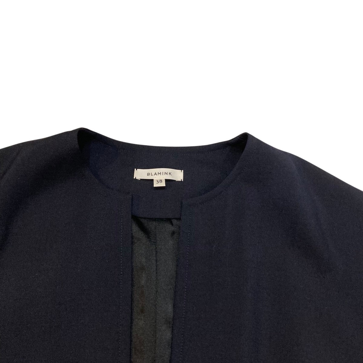 BLAMINK(ブラミンク) ウールモヘヤスリットネックベスト7925-299