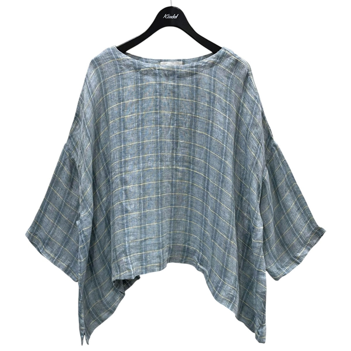 nest Robe(ネストローブ) マドラスチェック柄プルオーバーリネン