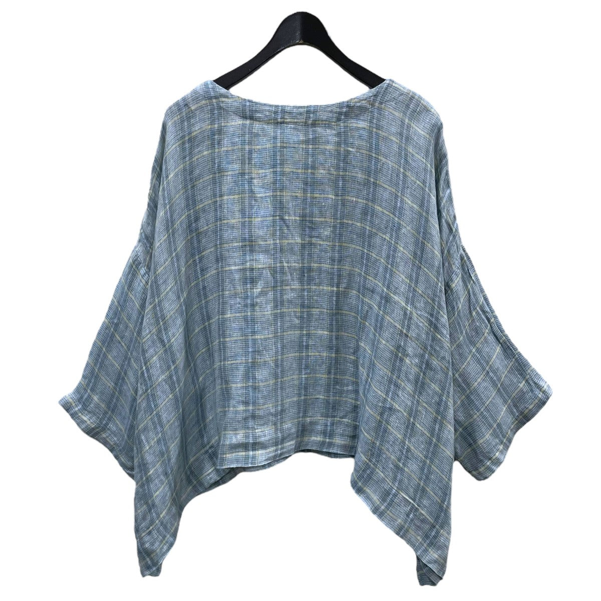 nest Robe(ネストローブ) マドラスチェック柄プルオーバーリネン