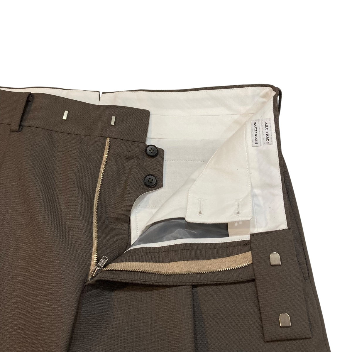 MAATEE＆SONS スラックス M-Lサイズ MAATEE＆SONS(マーティーアンドサンズ) 24SSSET UP TROUSER 2