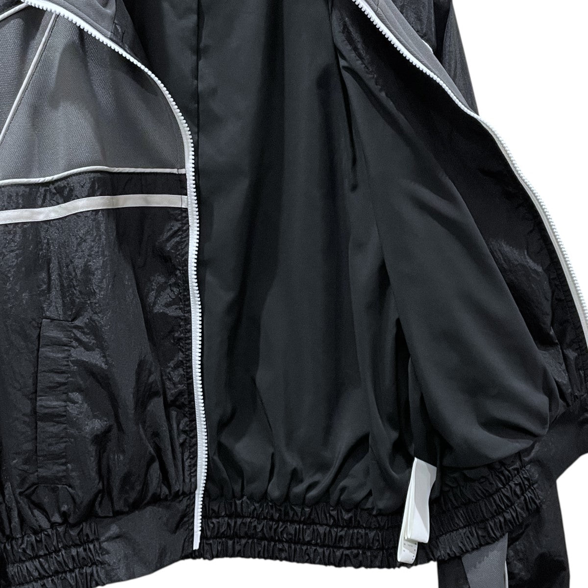 最終価格　値下げ不可　CUT COMBI TRUCK JACKET Black MAISON SPECIAL(メゾンスペシャル) ジップアップジャケット Cut