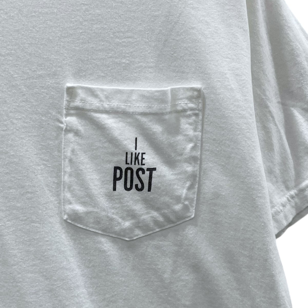 POST O’ALLS 22AW ポケットTシャツ I LIKE POST pocket Tee 1 ： cotton jersey 3004 古着・中古-4枚目のアイテム画像