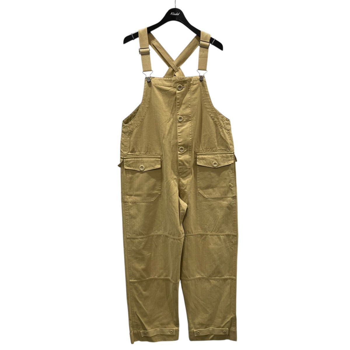 Lakey Park ヘリンボーンオーバーオール BV25007Y 古着・中古-1枚目のアイテム画像