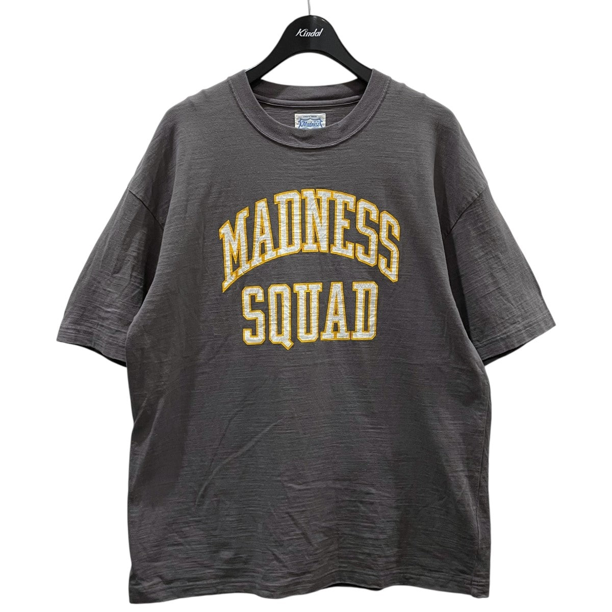 MADNESS ダメージ加工Tシャツ VINTAGE COLLEGE T-SHIRT ヴィンテージカレッジTシャツ 25SS-T-JTE01-D001 古着・中古-1枚目のアイテム画像