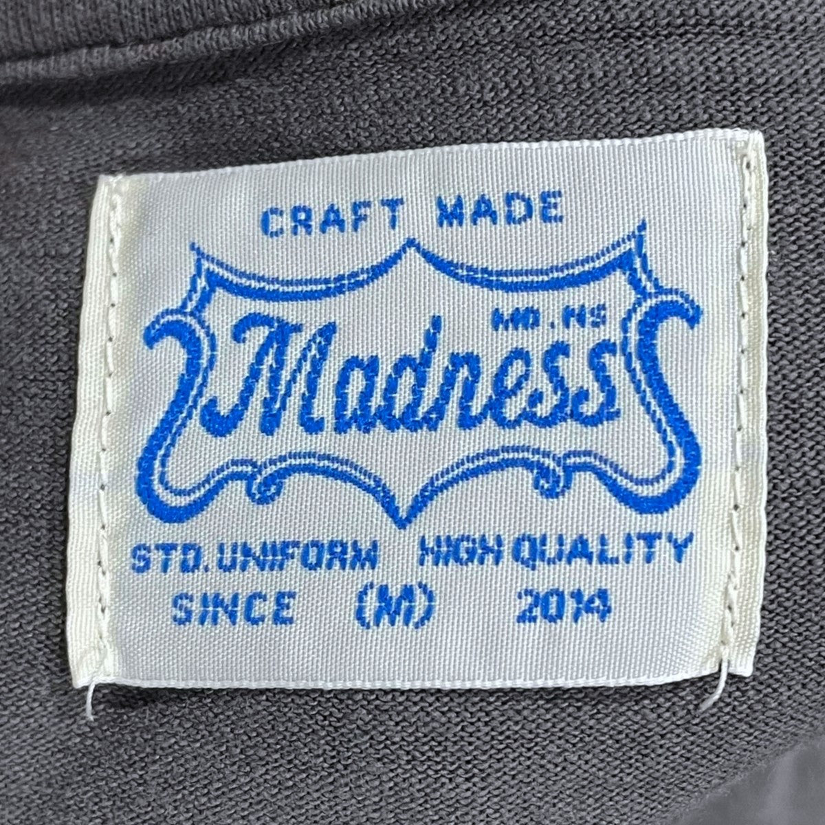 MADNESS ダメージ加工Tシャツ VINTAGE COLLEGE T-SHIRT ヴィンテージカレッジTシャツ 25SS-T-JTE01-D001 古着・中古-5枚目のアイテム画像