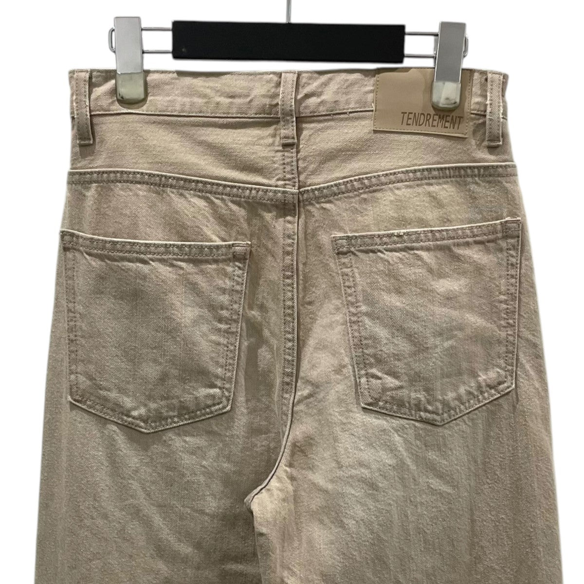 Plage Tendre nature color デニム38　ベージュ Plage Tendre nature color デニム38 ベージュ plage ジーンズ