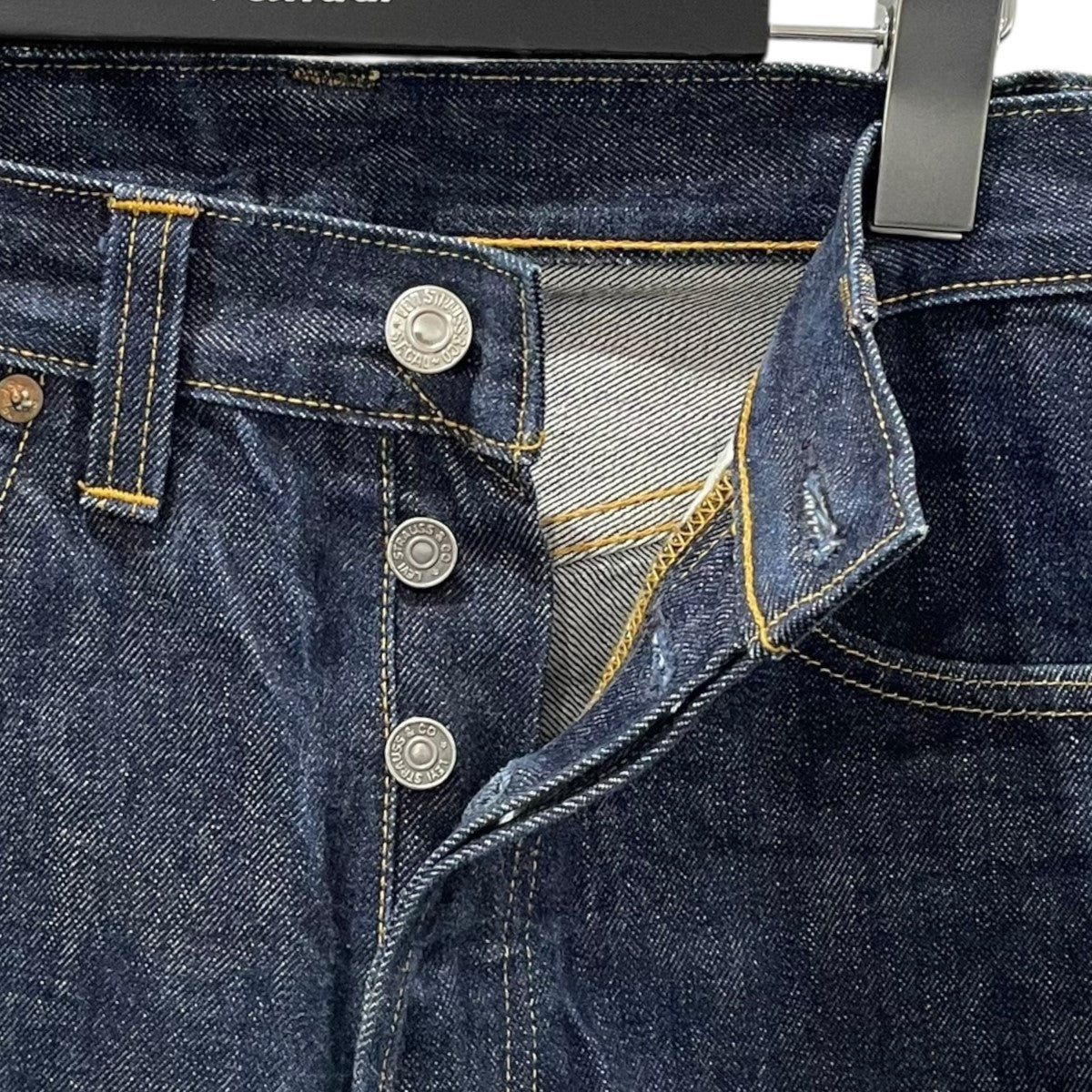 LEVI’S VINTAGE CLOTHING デニムパンツ 501XX 47年モデル 米国製 BIG E ボタン裏337 47501-0117 古着・中古-3枚目のアイテム画像